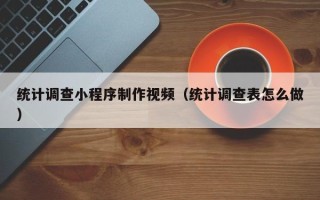 瓦房店统计调查小程序制作视频（统计调查表怎么做）