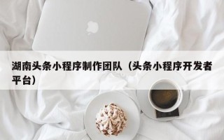 瓦房店湖南头条小程序制作团队（头条小程序开发者平台）